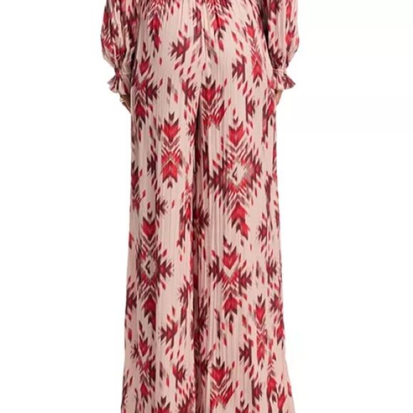 L’Agence Lyra Smocked Waist Wide Leg Pants Size XL - Picture 3 of 10